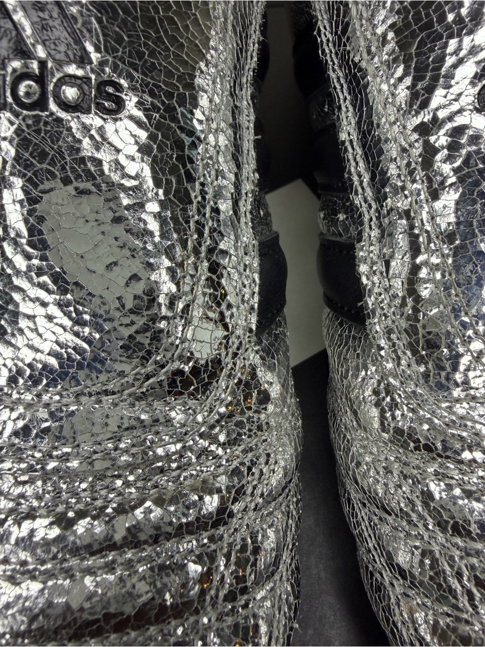 Adidas Taekwondo Silver Metallic Black (Women's) - Picture 10 of 12